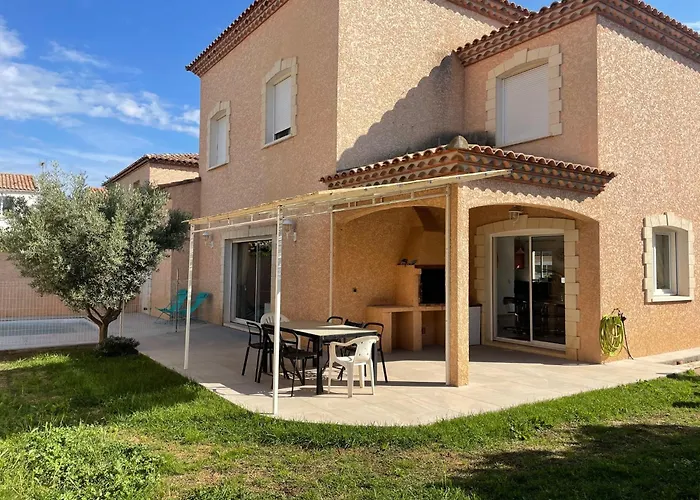 Climatisée De L'etang De Thau Avec Piscine Villa *